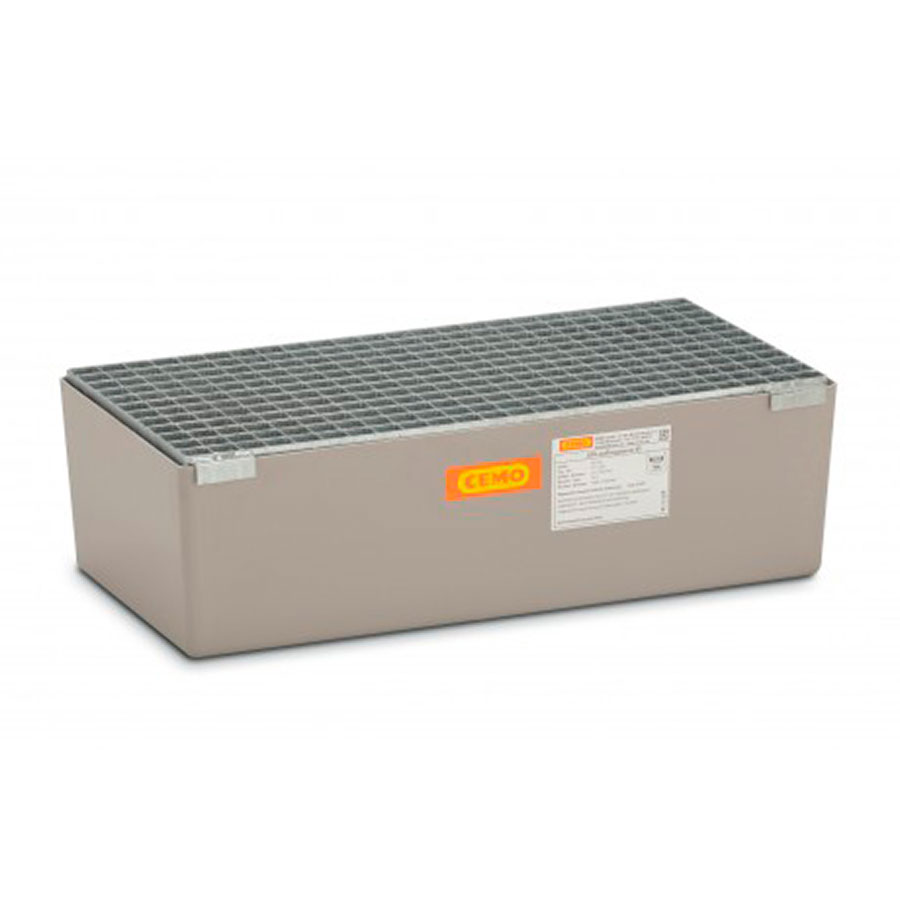 Opsamlingskar GRP 65L med stålrist