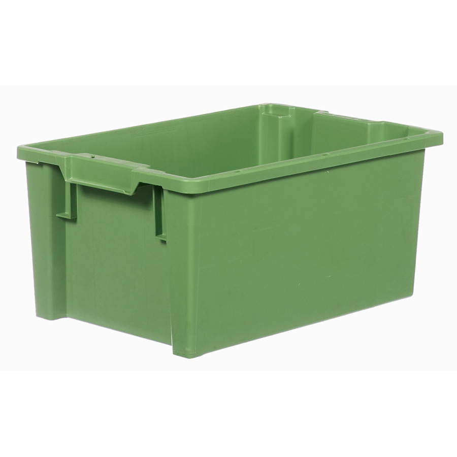 Fødevarekasse Tellus 50 L 600x400x270 mm grøn