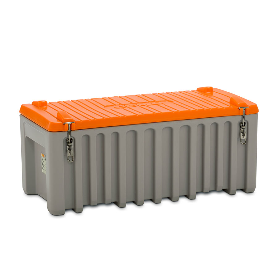 Transportbeholder CEMbox 250 L - Grå-orange