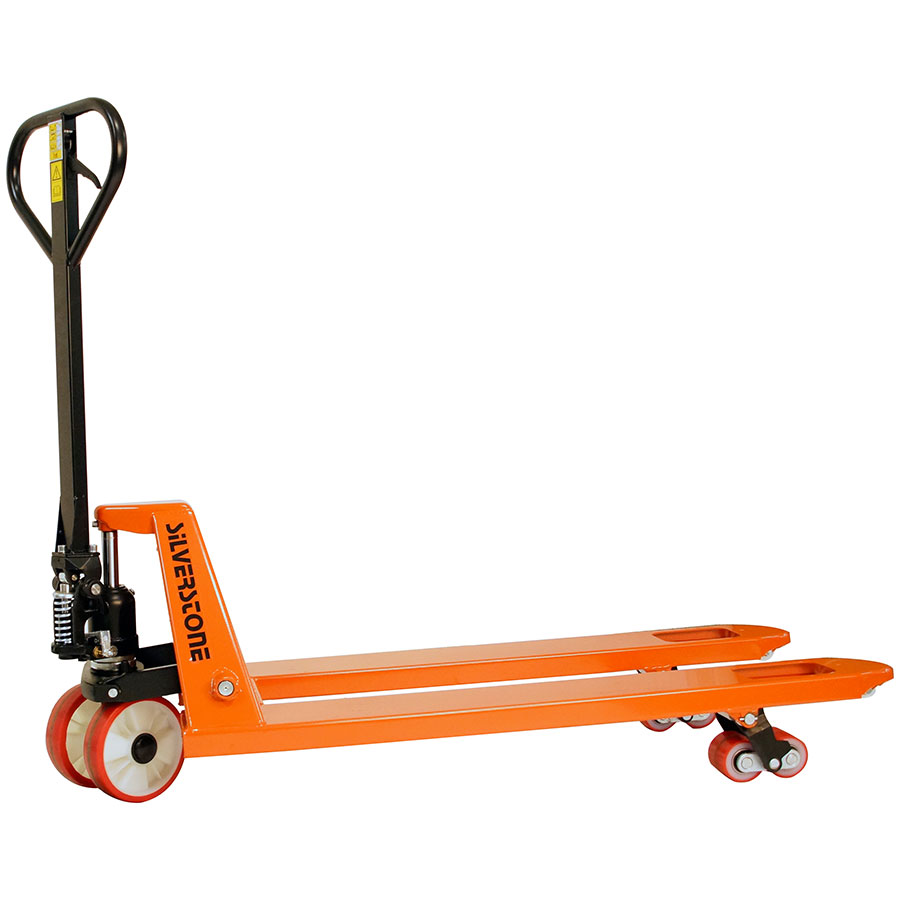 Basic palleløfter dobbelt PU gaffelhjul