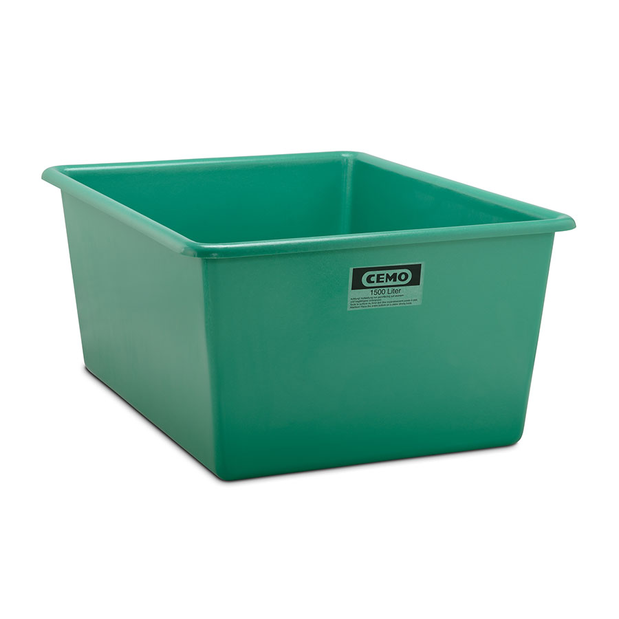 Container GRP 1500L - Grøn | 182 x 139 x 81 cm | 1151