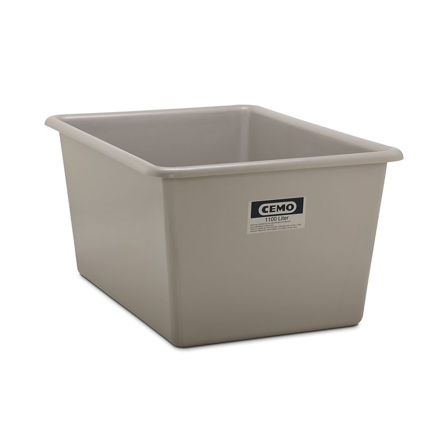 Container GRP 1100L - Grå | 162 x 119 x 81 cm | 1165