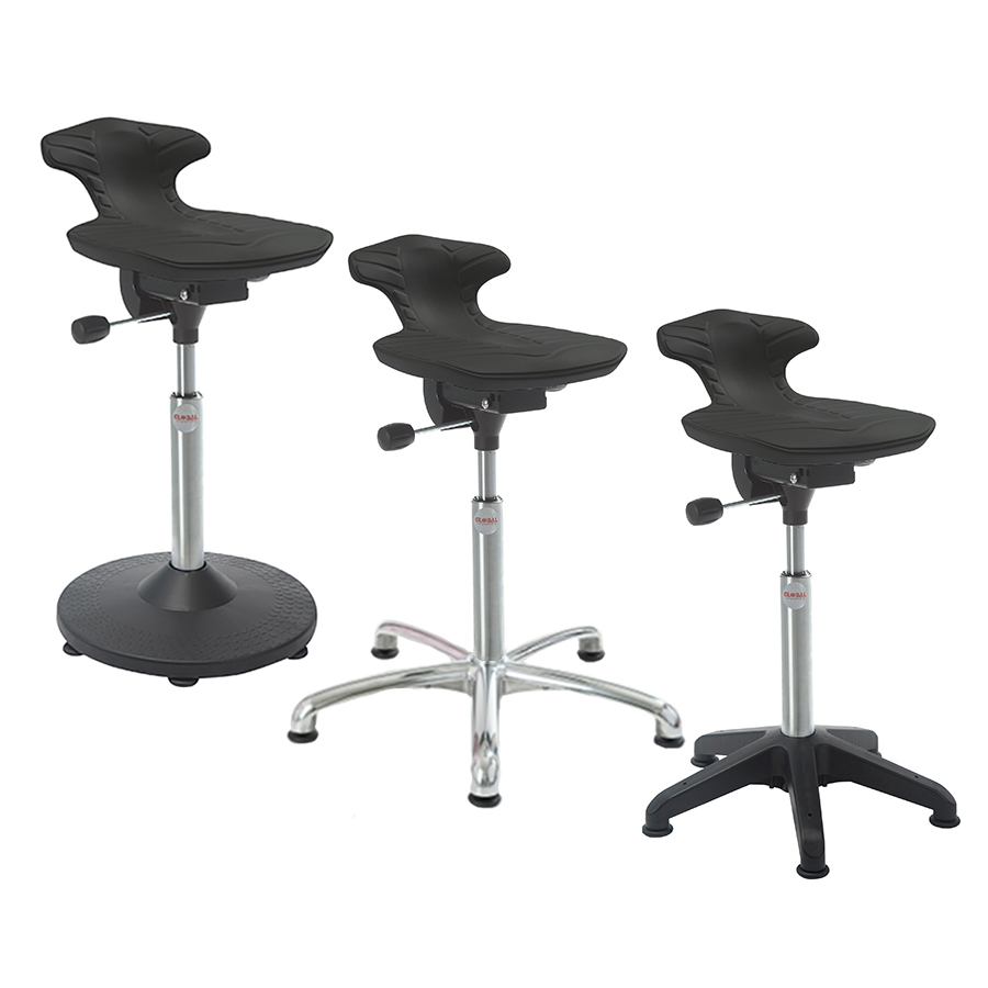 Ståstøttestol Venus 450mm base højde 62-88