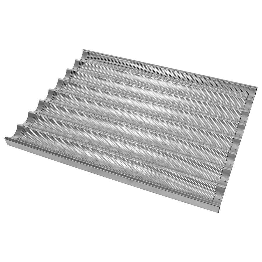 Bageplade til flutes 600x400 mm. Alm. hjørner - L