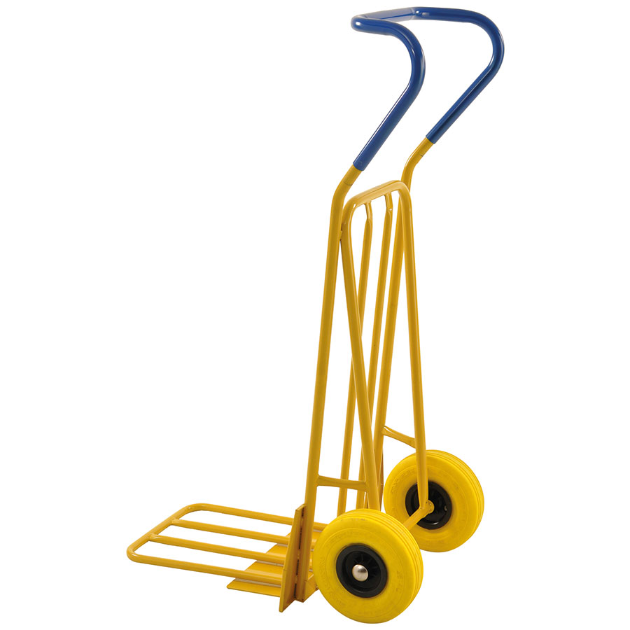 Sækkevogn med ergonomisk håndtag og punktfri hjul