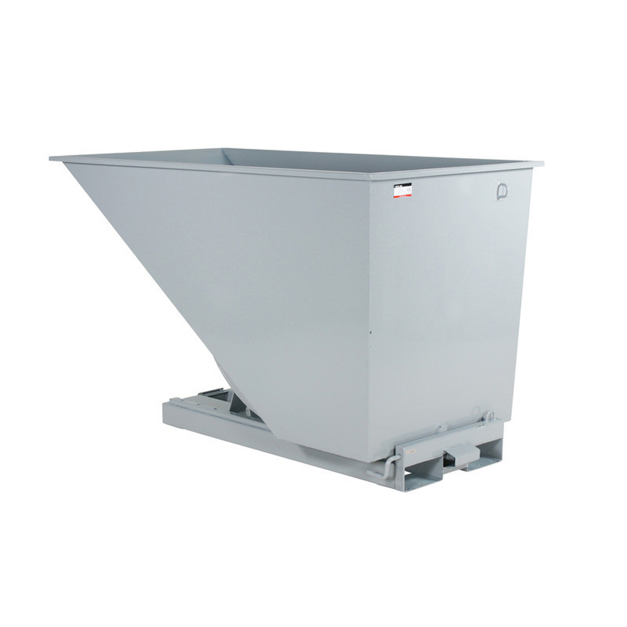 Tip-container "Automatic", 1600 Liter åben. Grå