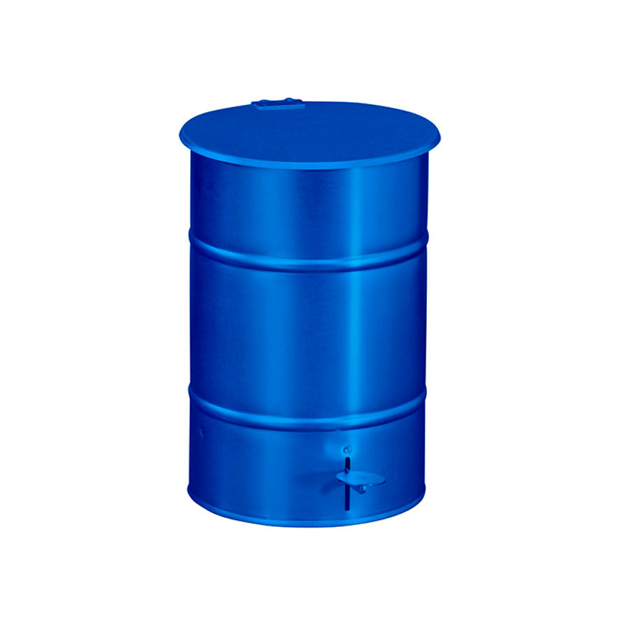 Affaldsbeholder m. fodpedal, 30 L blå