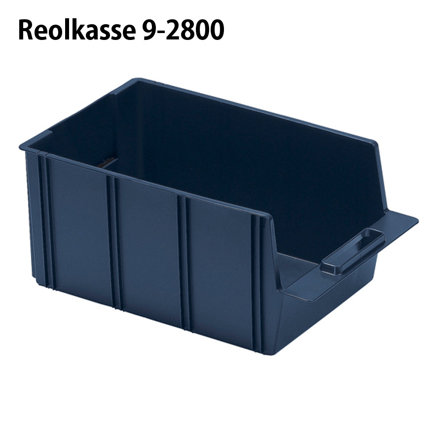 Reol med 24 reolkasser, komplet 24-40