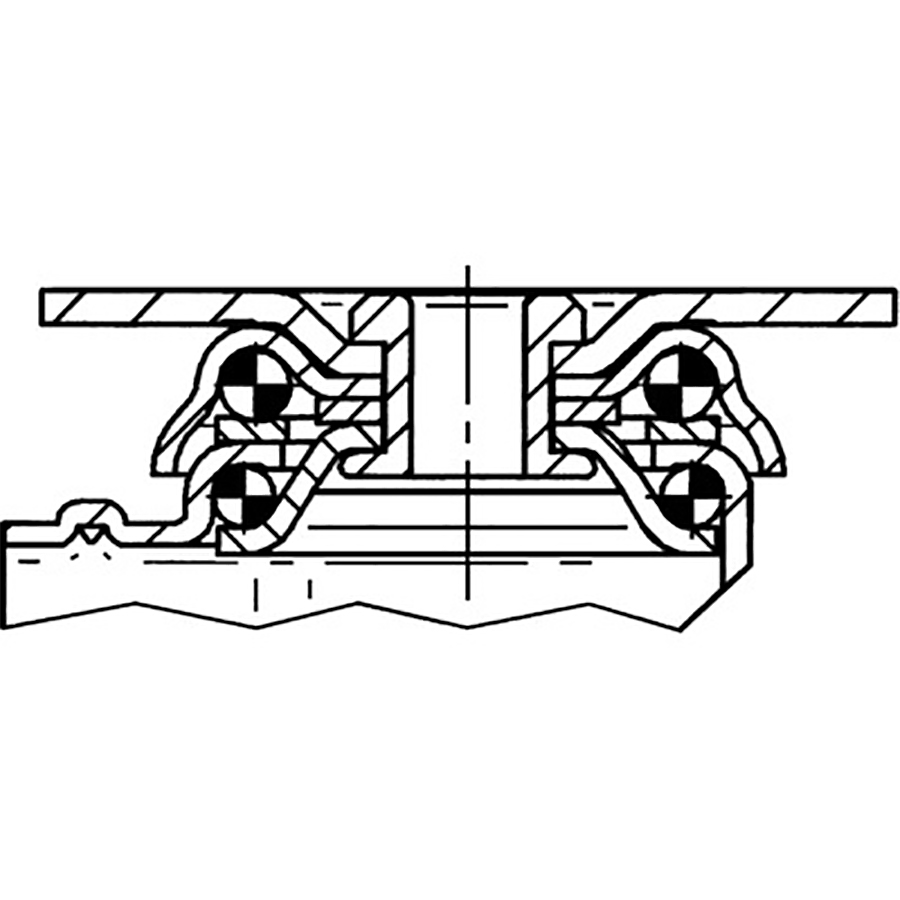 TENTE hjul 2977 PJP 075 P50