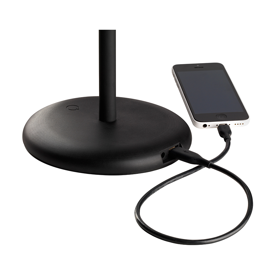 Bordlampe LED - Model EASY - Sort