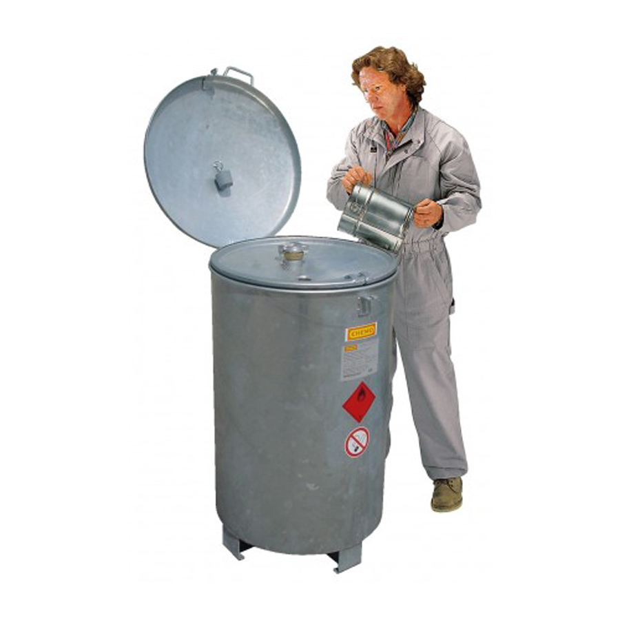 Opsamlingsbeholder for brandfarlige væsker 200 L