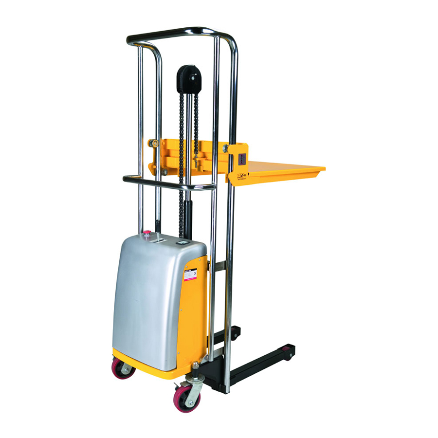 Halvpalle stabler semi-elektrisk løfter 1500 mm