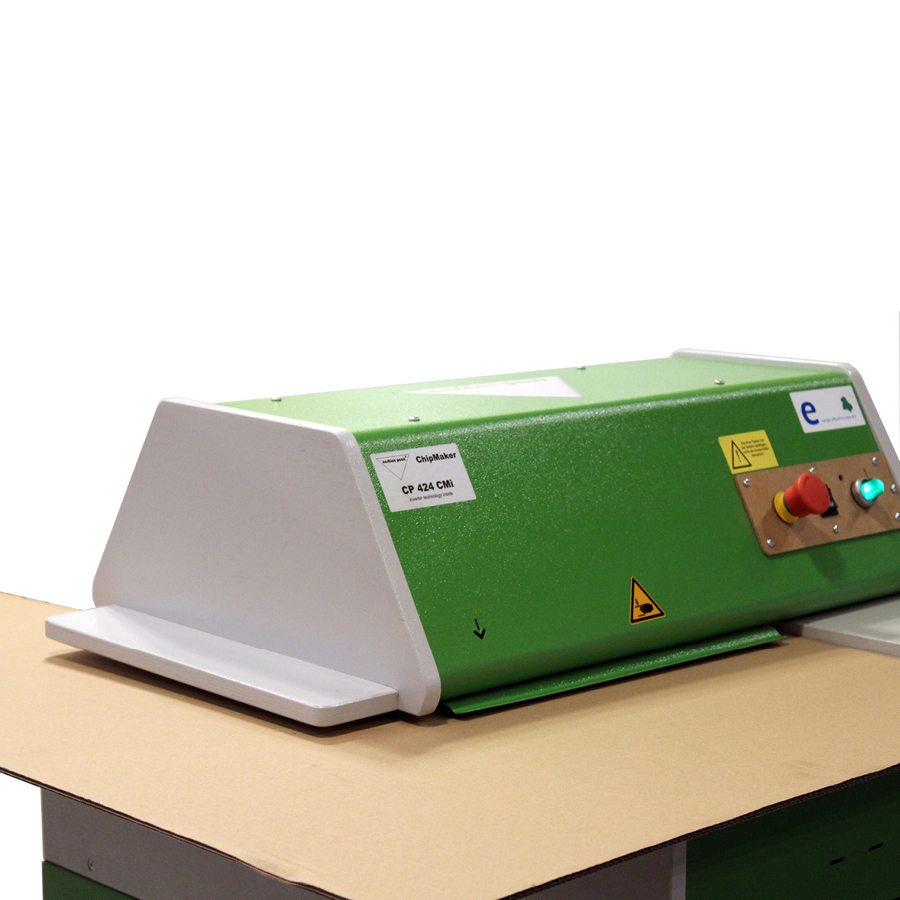 Chipmaker CP424 chipfyld af genbrugspap