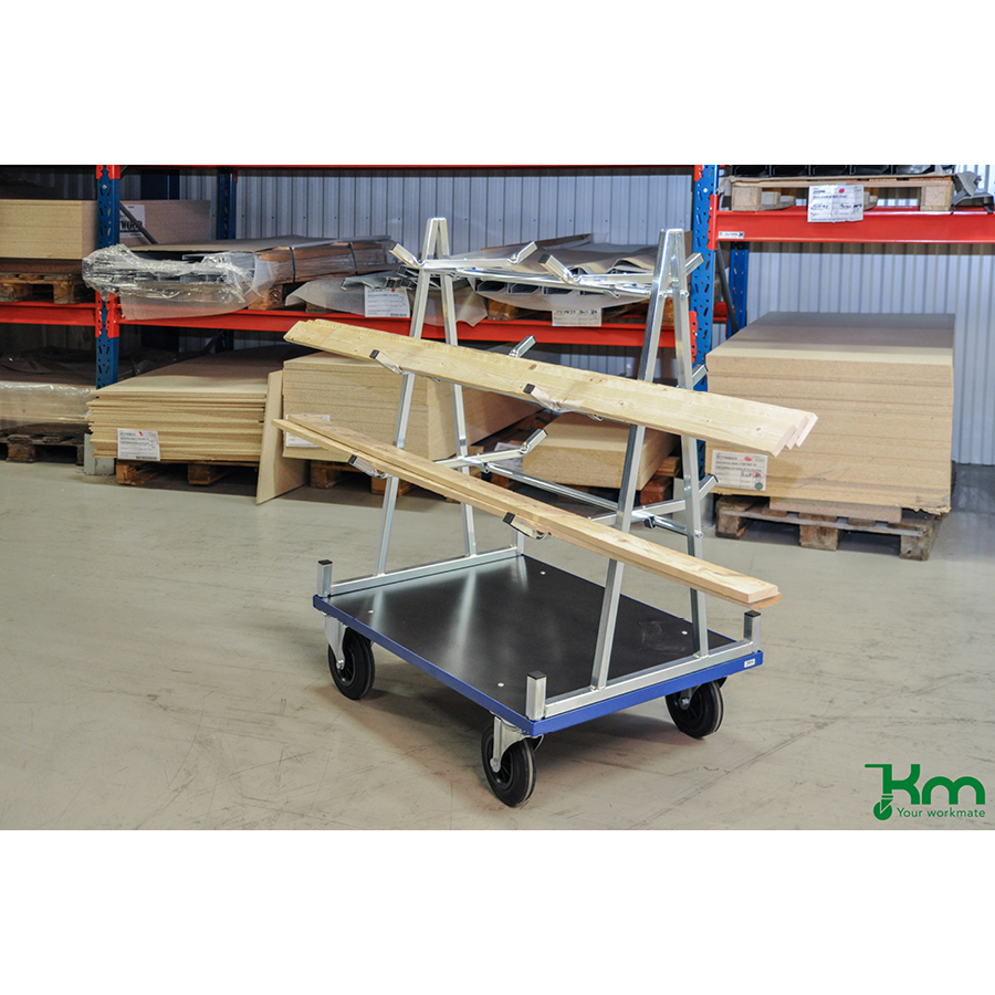 Gipsplade grenreol vogn 500 kg. med bremse