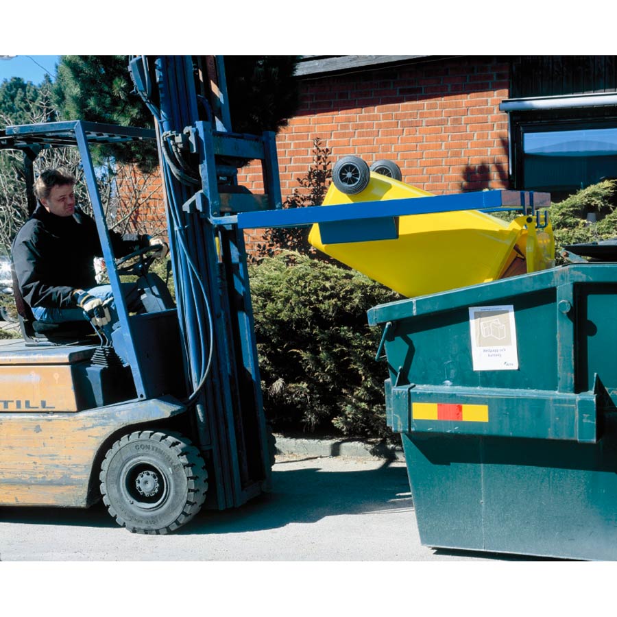 Affaldstømmer for gaffeltruk KT-MAN