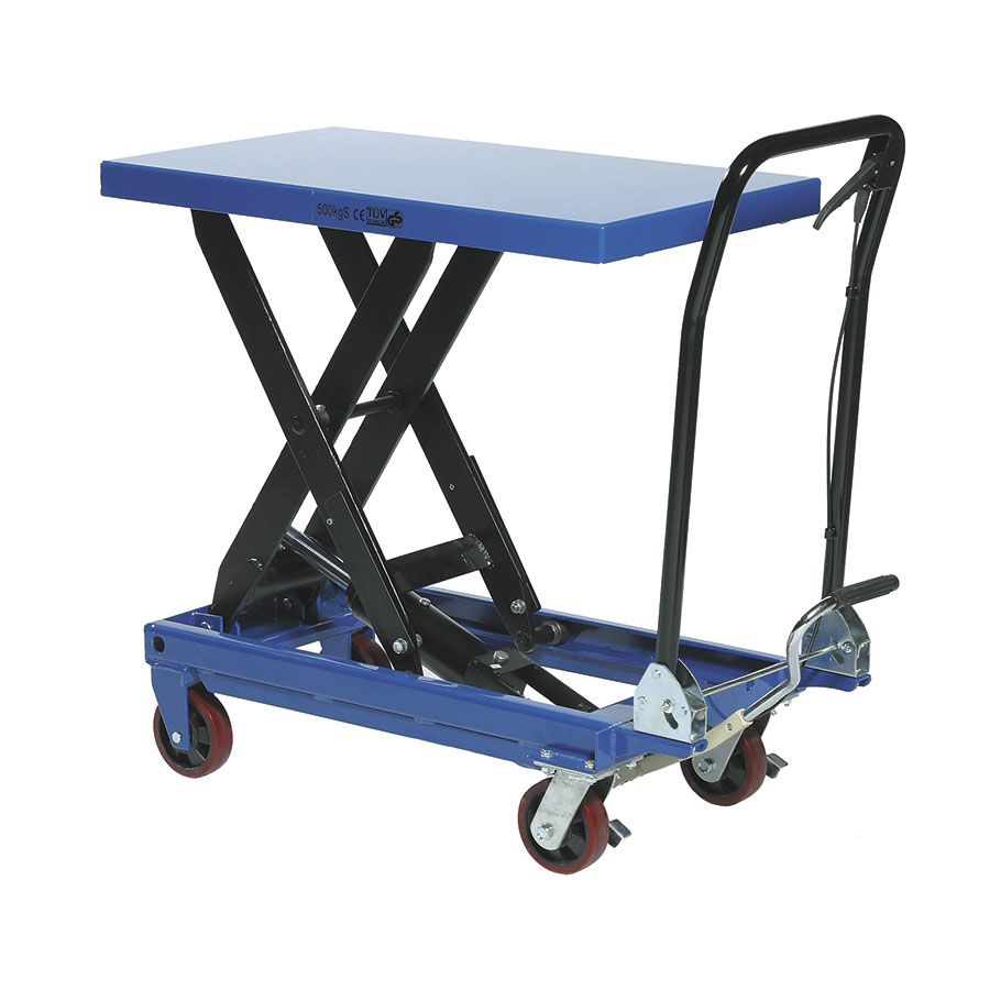 Løftebord - 500 kg. platform: 500x850mm.