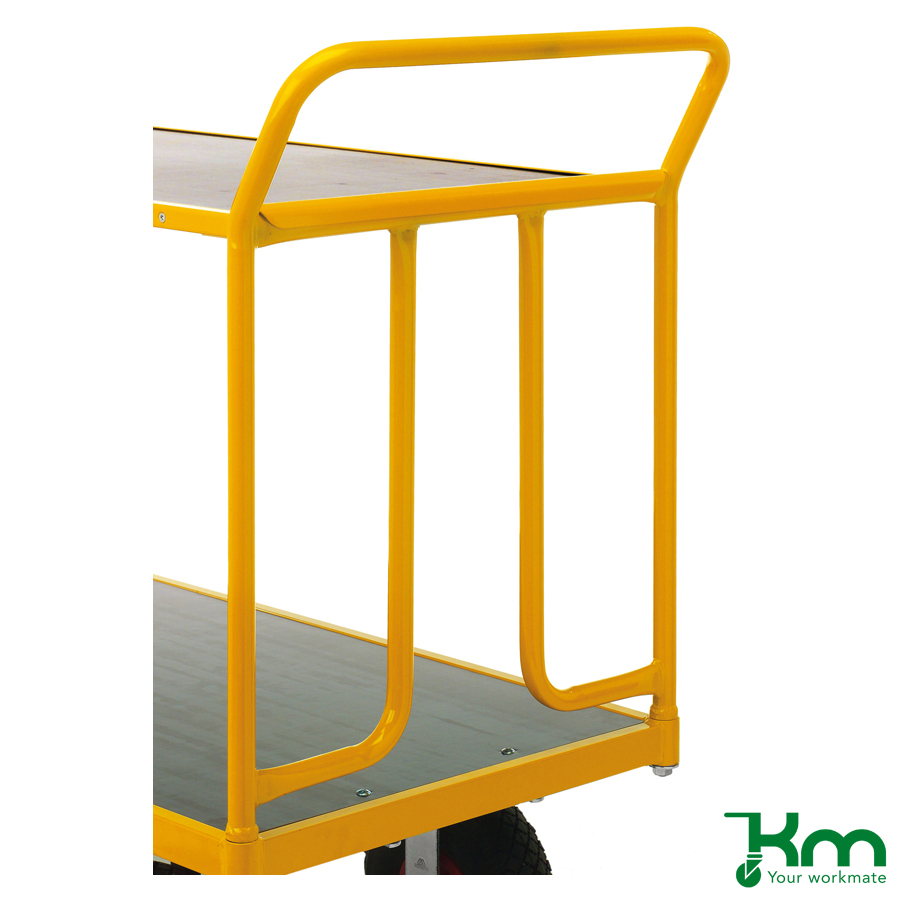 Håndtagsbøjle til KM vogne gul bredde 500 mm.