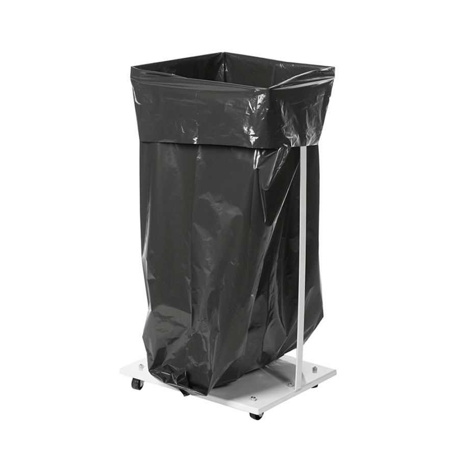 Affaldsstativ 60 liter hvid