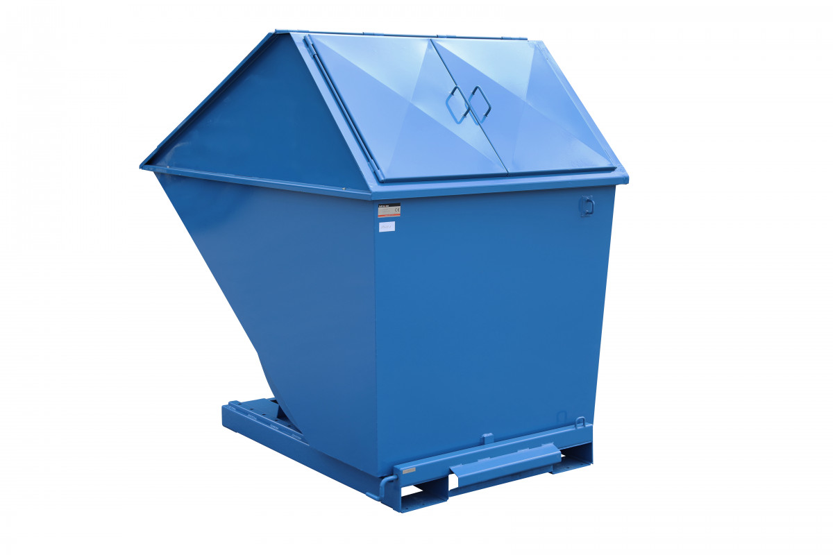 Tipcontainer lukket 2200 L