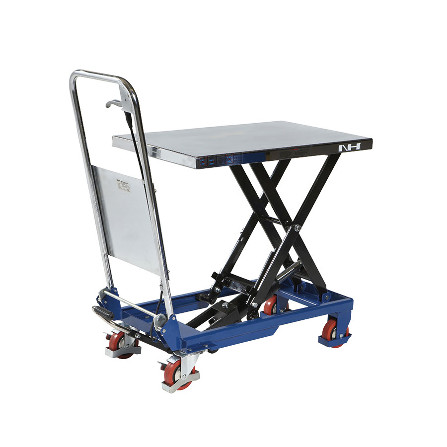 Løftebordsvogn 150kg. platform: 700x450mm.