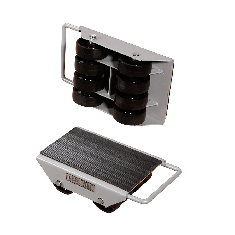 Transportrulle, faste m. nylon hjul 2000 kg.
