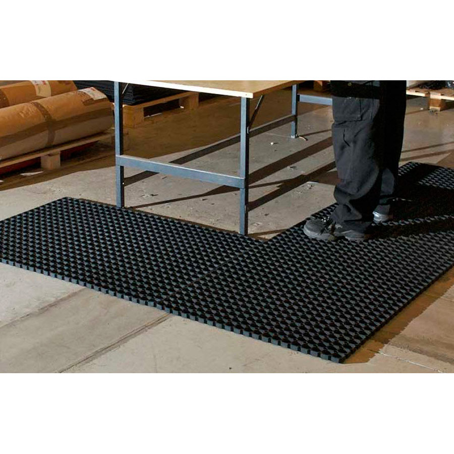 Safe Slip Hulmåtte bxl: 0,4m x 0,6m. Sort