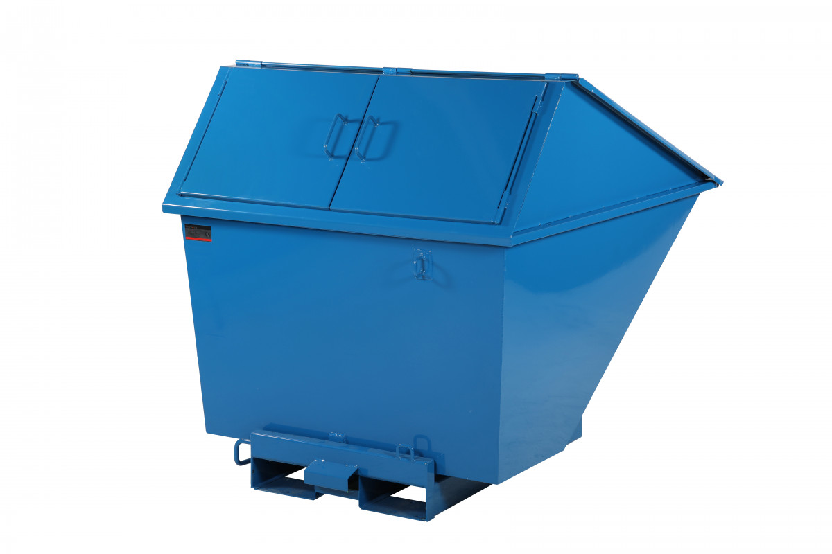 Tipcontainer lukket 1100 L