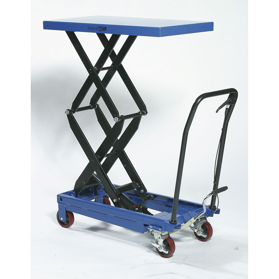 Løftebord - 350 kg. dobb. Saks platform: 500x910mm