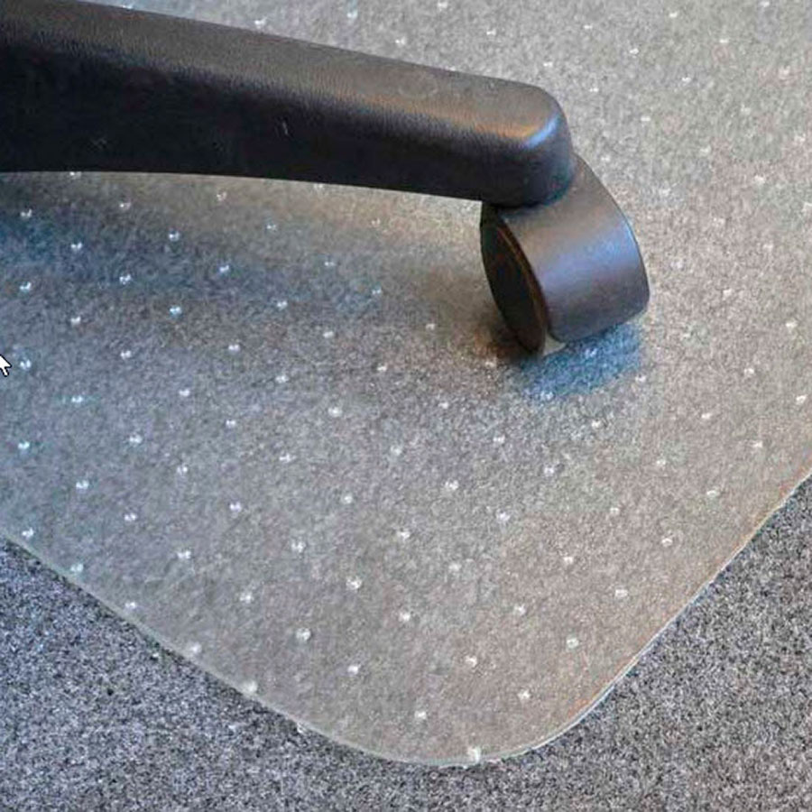 Kontormåtte m pigge bxl: 1,2m x 1,5m Transparent