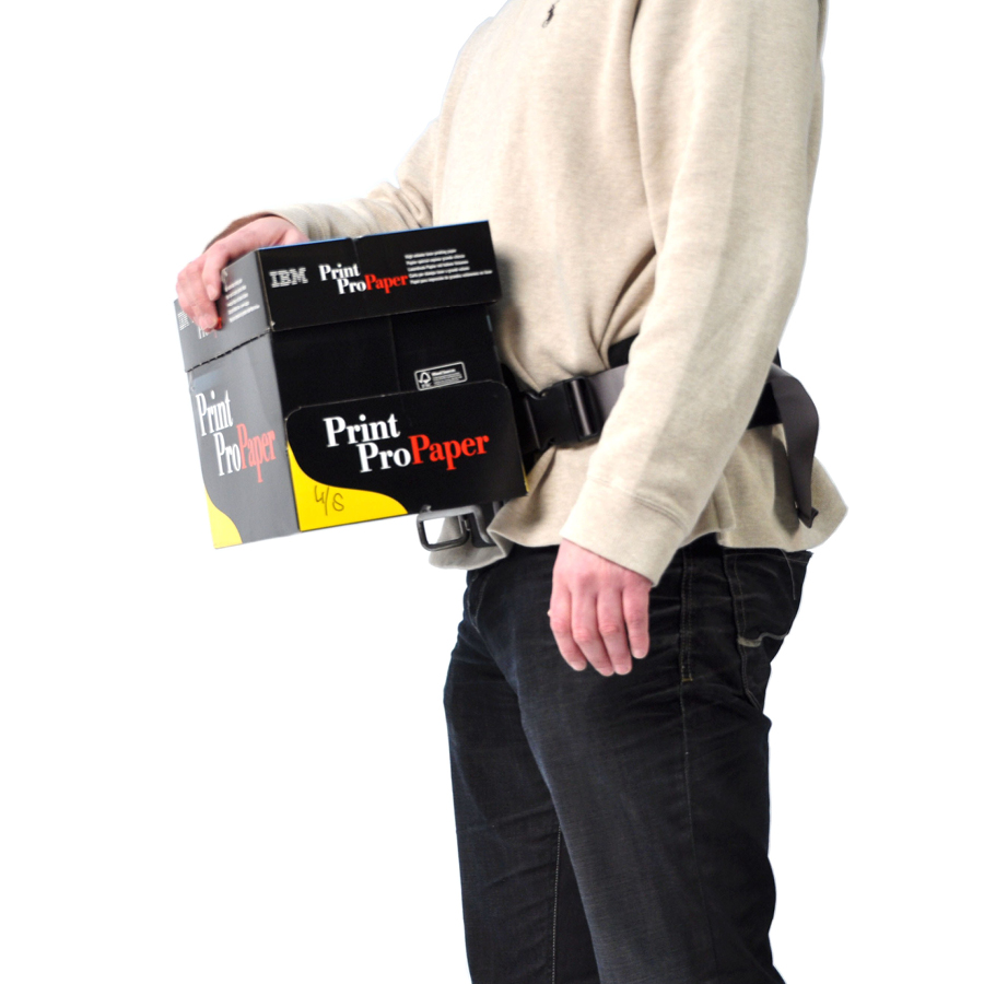 Bærebælte, Nylon 390D/stål, 0,5 kg, L 900 - 1750 m