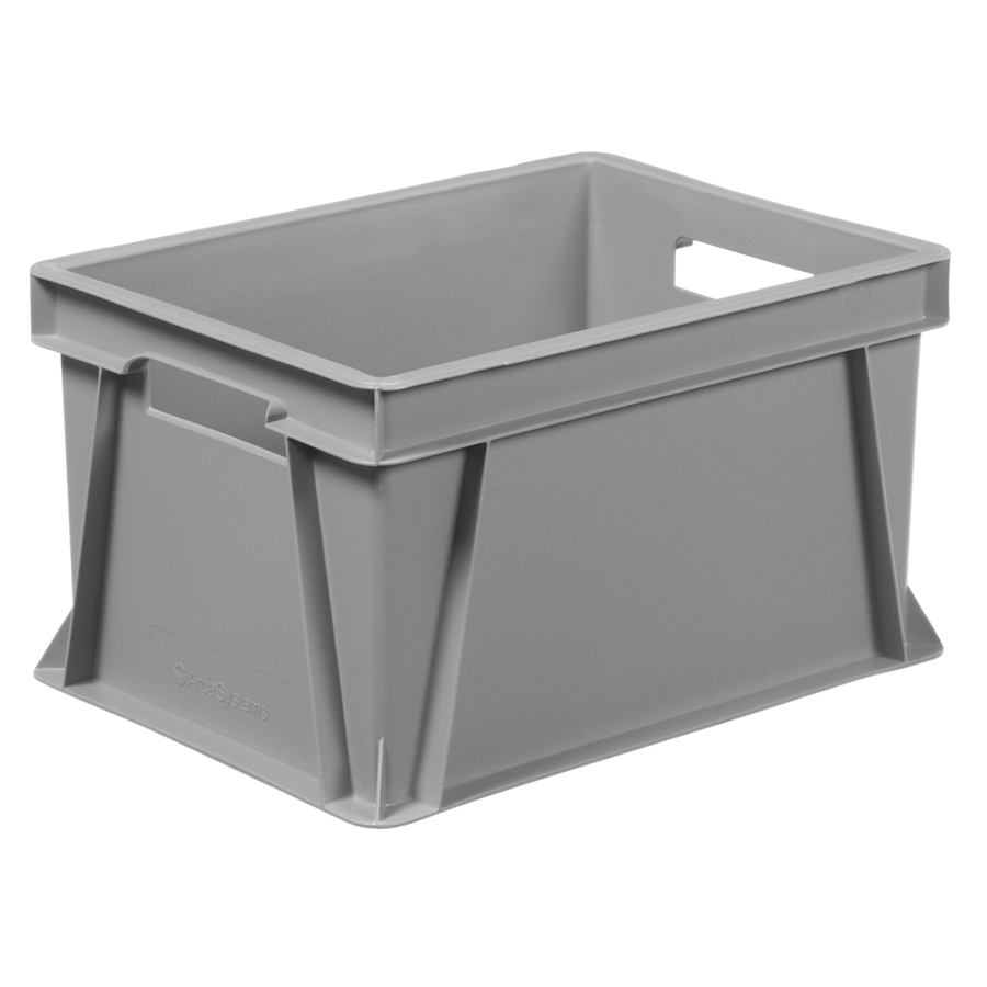 Plastkasse ARCA 20 L 400x300x230 mm m/håndtag