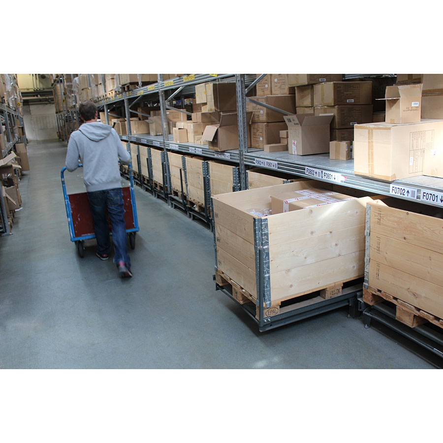Palleudtræk, hyldemodel, 1000 kg. 70% udtræksbar