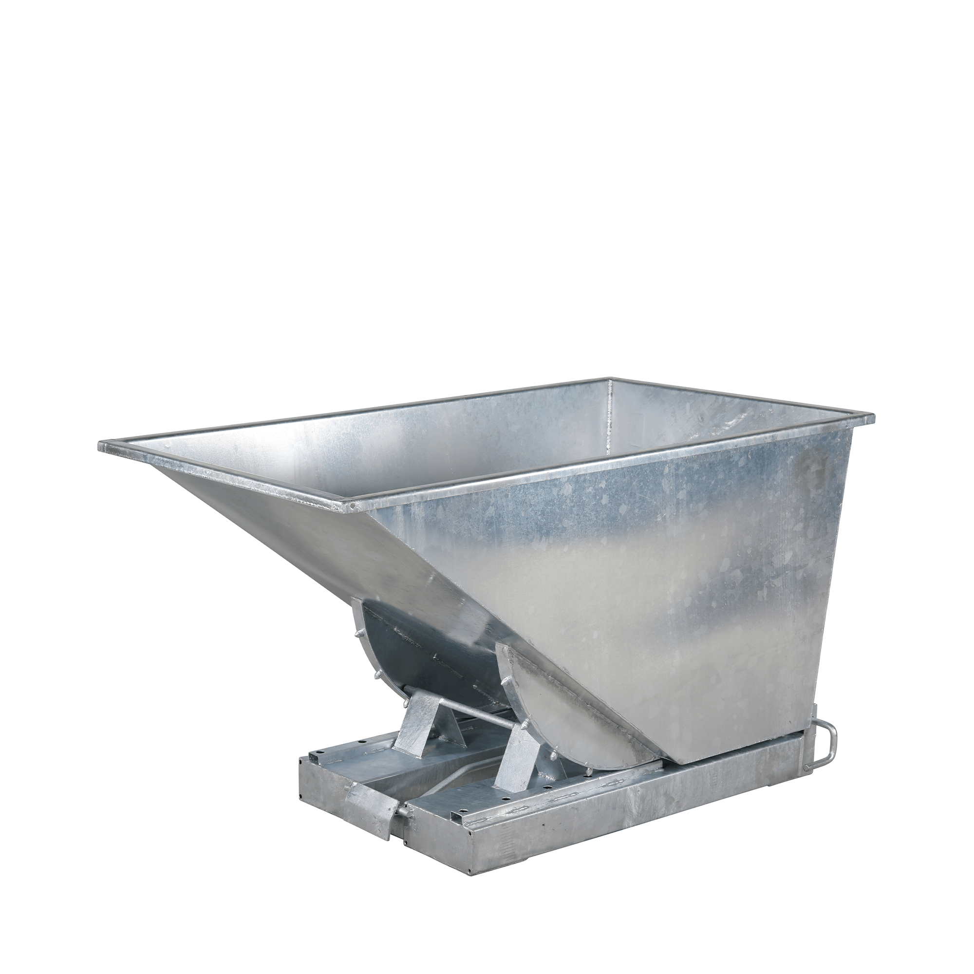 TIPPO Tip Container Åben i Galvaniseret Stål – 600 L