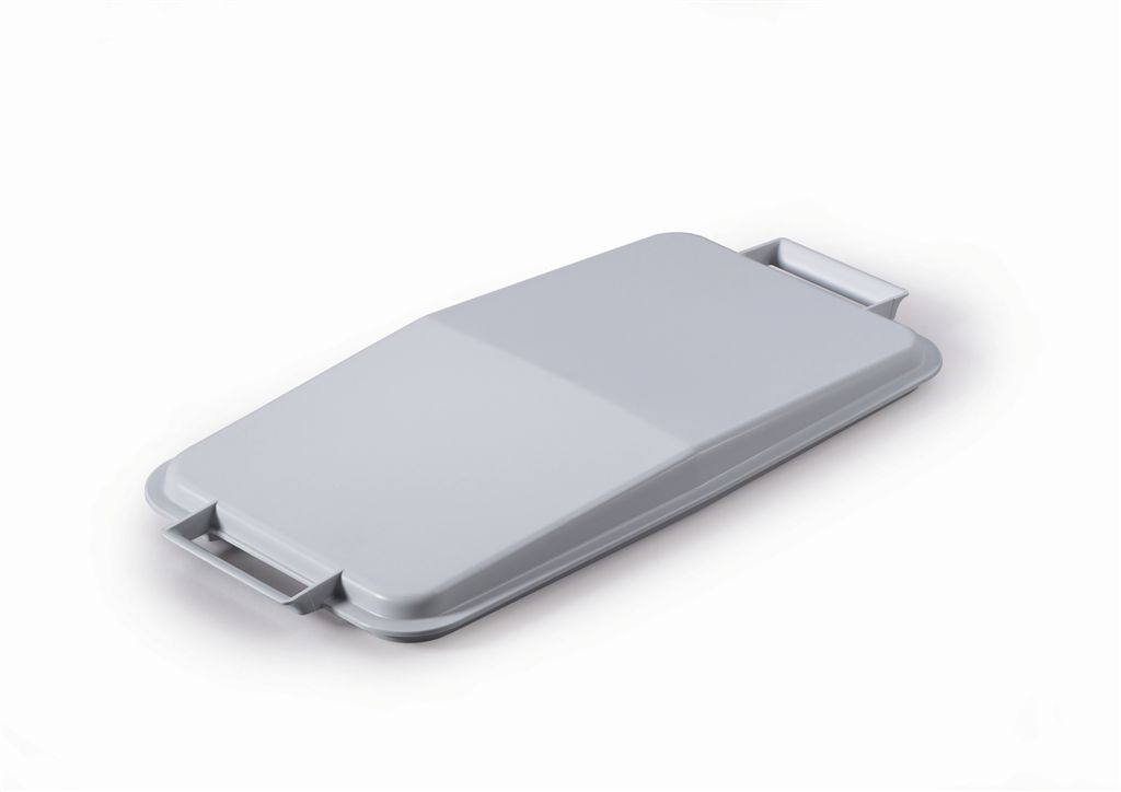 Låg for 60 liter spand Grå