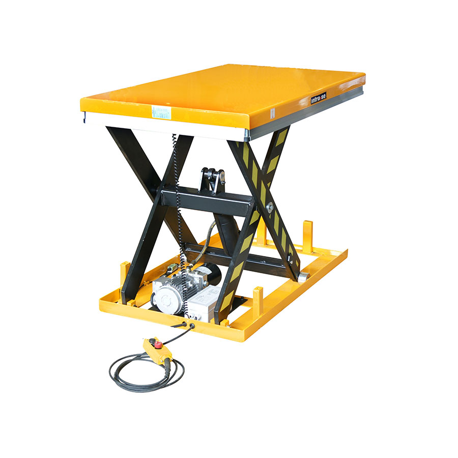 Løftebord 2000 kg platform mål 1300 x 800 mm.