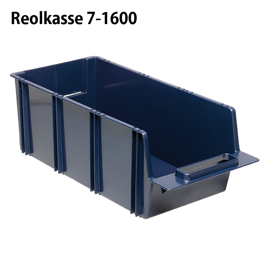Reol med 24 reolkasser, komplet 24-40