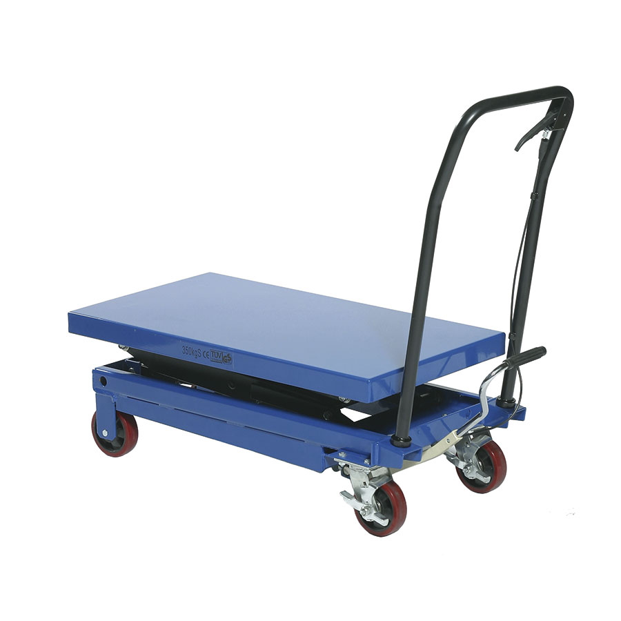 Løftebord - 350 kg. dobb. Saks platform: 500x910mm