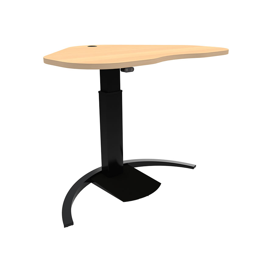 Hæve-sænkebord bue-stel 117x90 cm Bøg Hæve-sænkebord bue-stel 117x90 cm Bøg