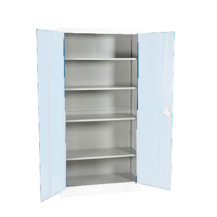 Hylde til opbevaringsskab. Grå