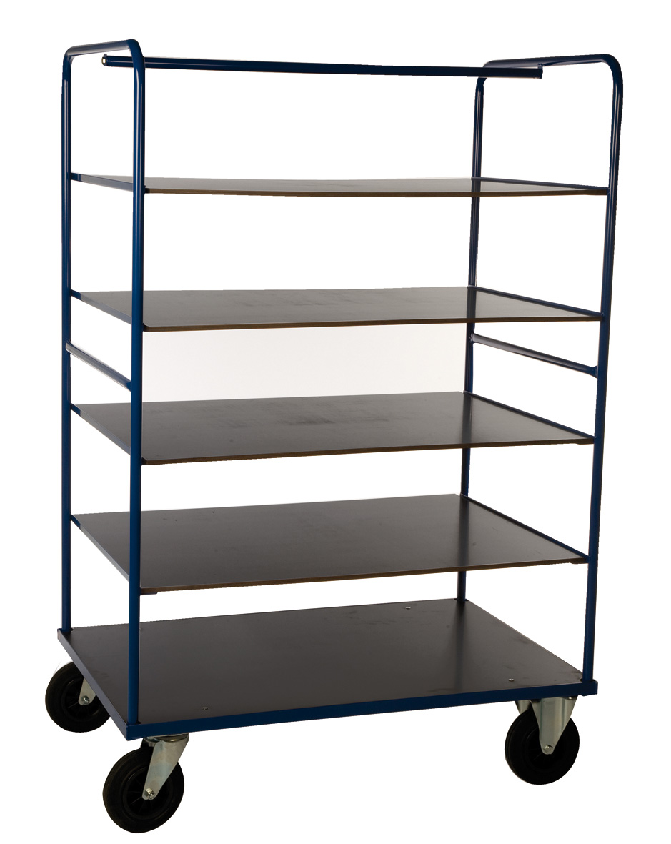 Etagevogn med 5 hylder lille model