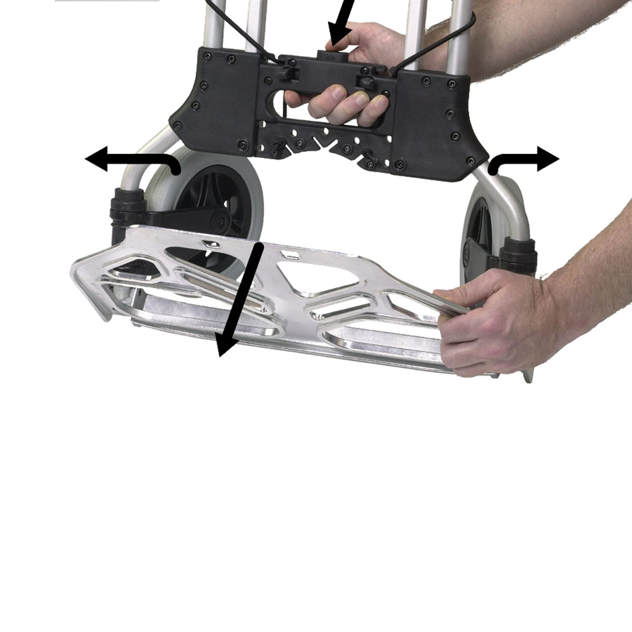Sammenklappelig sækkevogn EasyGlide 50 kg.