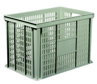 Plastkasse ARCA 80 L perforeret m/håndtagshul