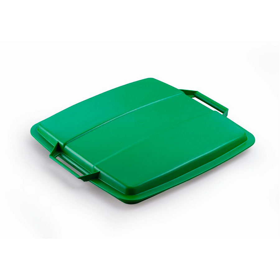 Låg for 90 liter spand Grøn