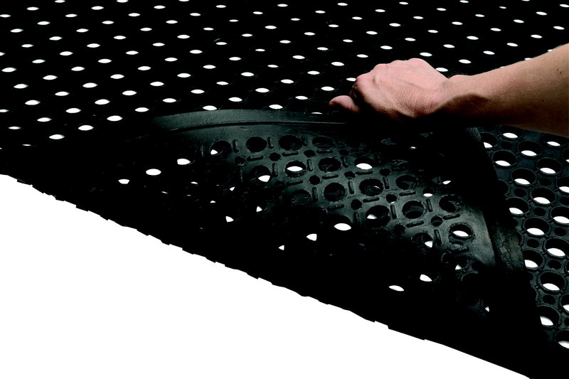 Måtte Ergo Ringgummi sort 0,90 x 1,50 m.