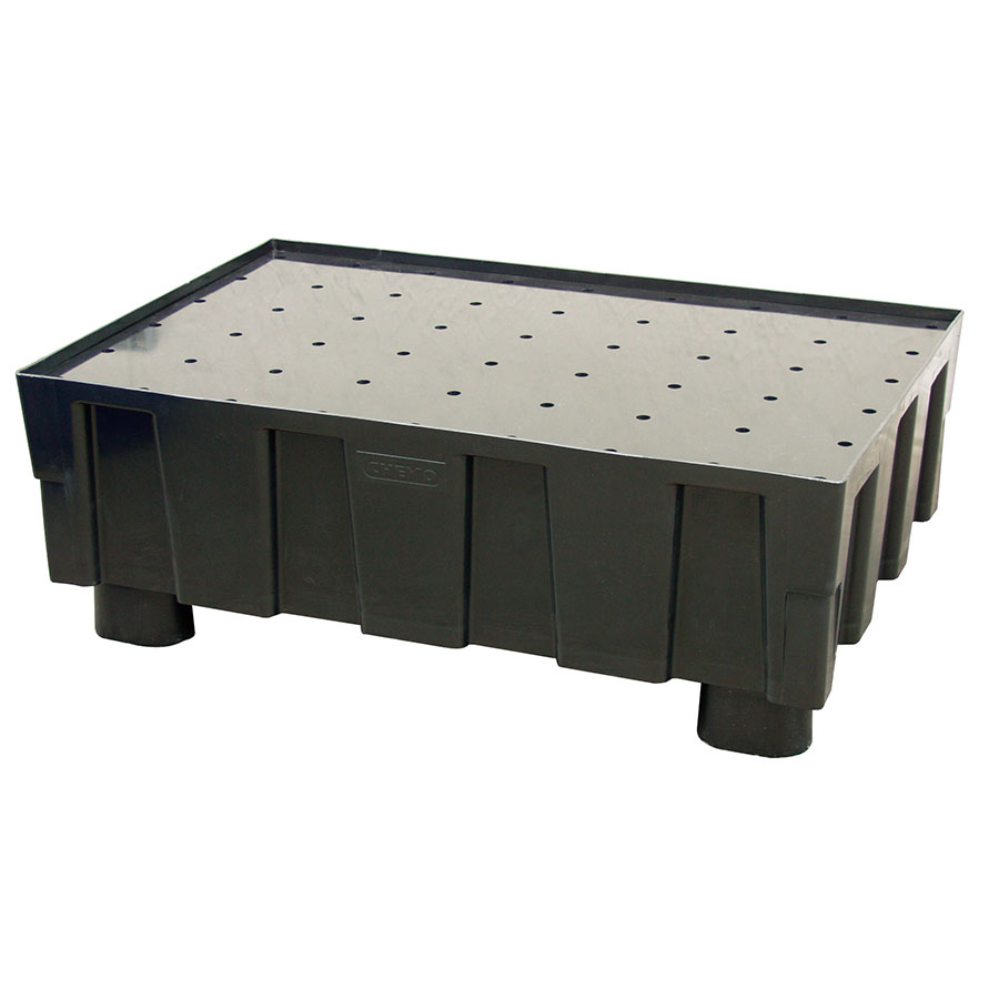 Opsamlingskar Euro PE palle med PE-rist