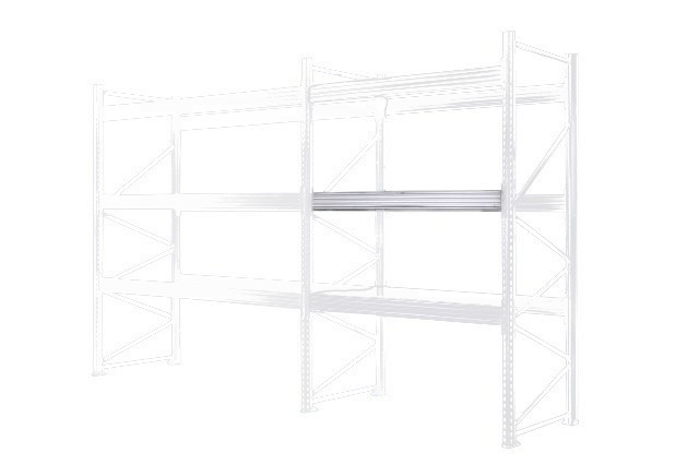 Pallereol bærebjælke 2700x140 mm. 3x1050 kg. galv.