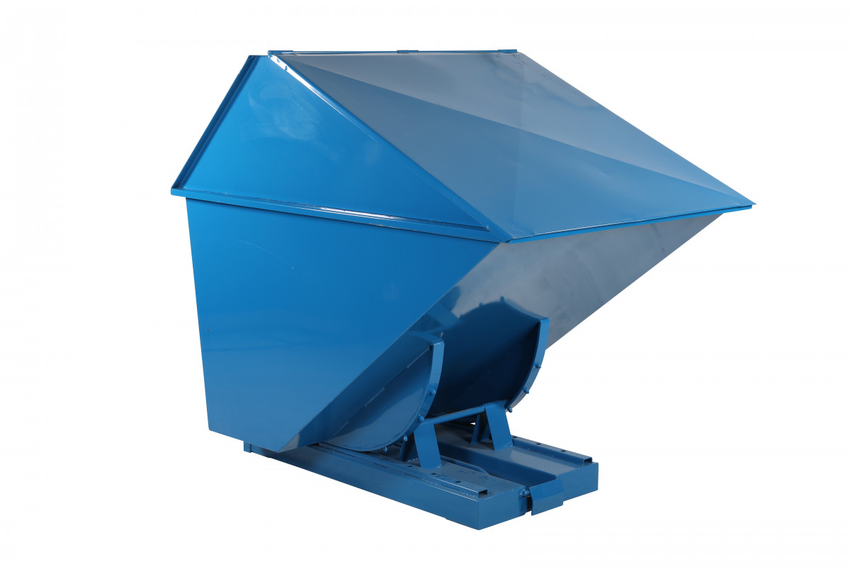 Tipcontainer lukket 1300 L