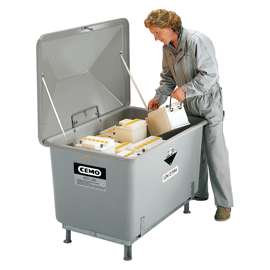 Batteri container GRP 400L - udendørs