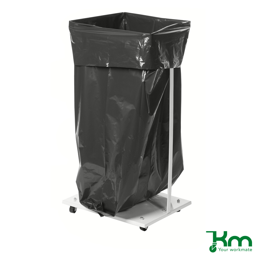 Affaldsstativ 125 liter hvid