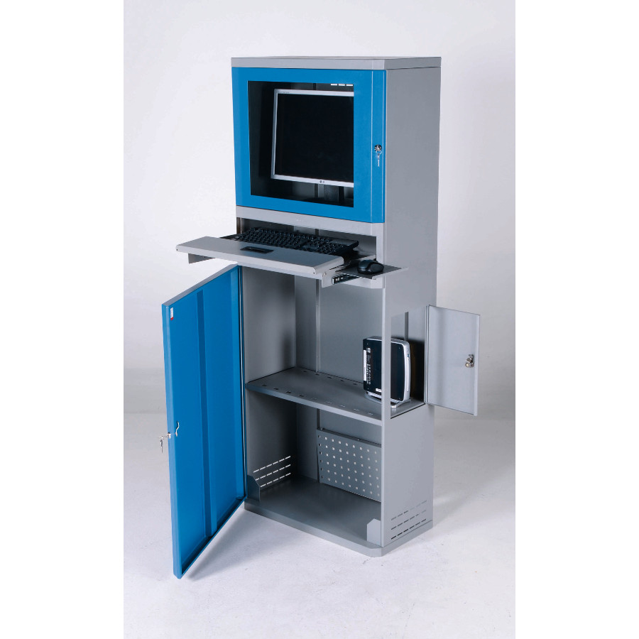 Computerskab f. 21” fladskærm